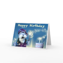 Wizard Birthday Card by Swazzle Wizard Birthday Card