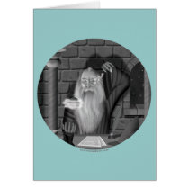 Wizard Casting a Spell Greeting Card