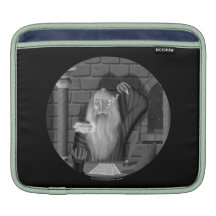 Wizard Casting a Spell iPad Sleeves