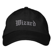 Wizard Embroidered Baseball Caps
