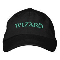 Wizard embroidered hats