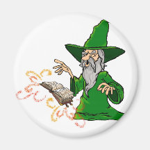 wizard fridge magnets