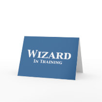 Wizard In Training Gifts cards
