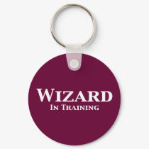 Wizard In Training Gifts keychains by Funny_Gifts Wizard In Training Gifts keychains