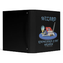 Wizard: Knowledge is My Weapon Binders