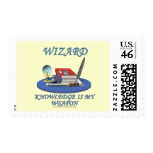 Wizard: Knowledge is My Weapon Stamps