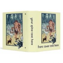 Wizard of Oz Characters on the Yellow Brick Road Binder