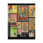 WIzard of Oz L Frank Baum Collage Postcards