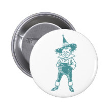 Wizard of Oz Munchkin Pinback Button