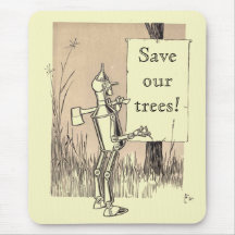 Wizard of Oz Save Our Trees Mousepad