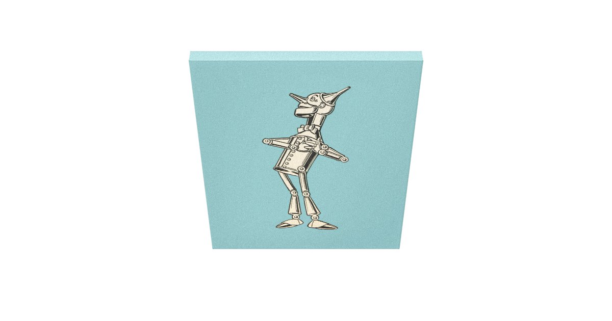 Wizard Of Oz Tin Man Canvas Print Zazzle