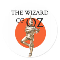 Wizard of Oz Tin Man Strickers stickers