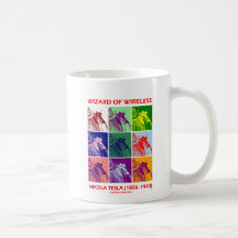 Wizard Of Wireless (Nikola Tesla Nine Pictures) Mug