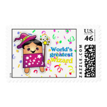 Wizard Postage Stamp stamps