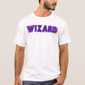 Wizard - Purple lettering t-shirts