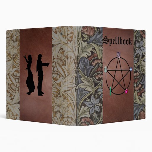 Wizard Spellbook 3 Ring Binder Zazzle