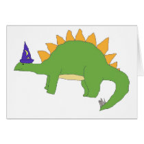 Wizard Stegosaurus card