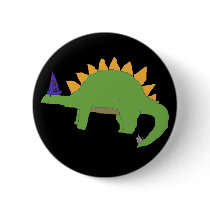 Wizard Stegosaurus pin buttons by serenity_ii Wizard Stegosaurus pin buttons