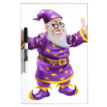 Wizard with Wand Dry Erase Whiteboard