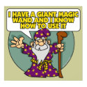 Wizard with Wand Poster posters by wislander Wizard with Wand Poster posters