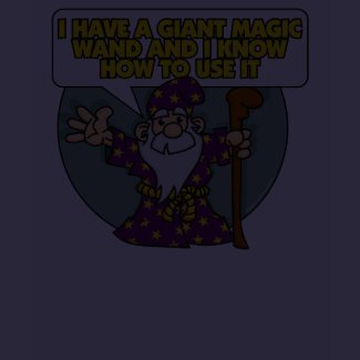 Wizard with Wand shirt