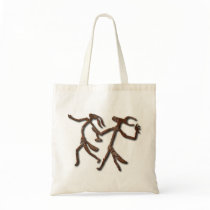 Wizards Dance-rust tote bags