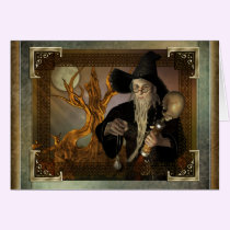 Wizards Magic Fantasy Illustration Cards cards