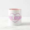 WK Girl Heart Mug by whiteknuckle WK Girl Heart Mug