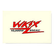WKIX Lightning Logo Poster posters