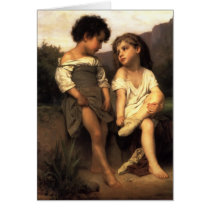 Wm Bouguerreau - The Young Bathers Greeting Card