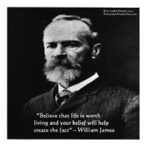 Wm James "Value Of Life" Poster by Rick London posters