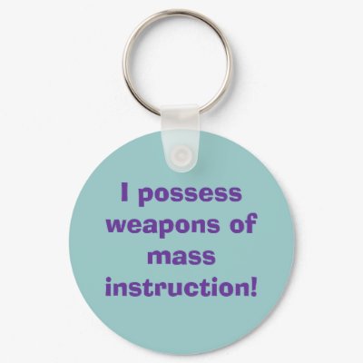 WMI Teacher Keychain by godsays