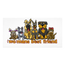 (WO)MANS BEST FRIEND PHOTO CARD