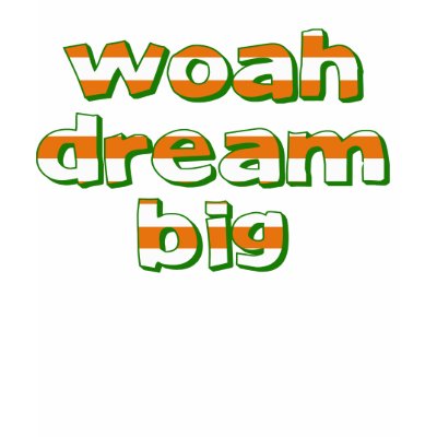 WOAH DREAM BIG TEE SHIRTS by LETEES