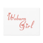 Woburn Girl tee shirts Post Card