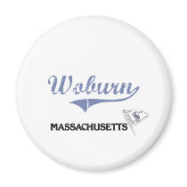 Woburn Massachusetts City Classic Refrigerator Magnets