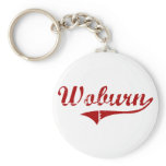 Woburn Massachusetts Classic Design Keychain