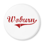 Woburn Massachusetts Classic Design magnets