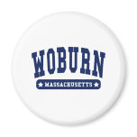 Woburn Massachusetts College Style tee shirts magnets