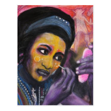 wodaabe postcard