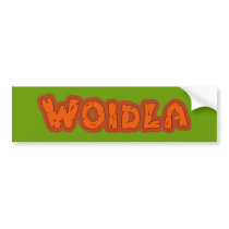 Woidla Bavaria Bavarian Bavarian Bumper Sticker