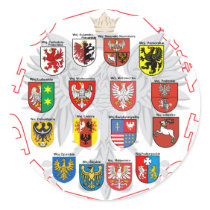 Wojewodztwa Polski stickers by wiesiek Wojewodztwa Polski stickers