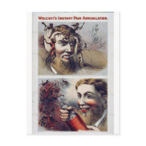 Wolcott's Instant Pain Annihilator Post Cards