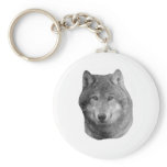 Wolf2 - Stylized Image Key Chain