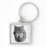 Wolf2 - Stylized Image Keychains