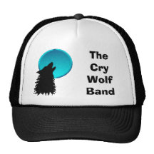 wolf4, The Cry Wolf Band Trucker Hat