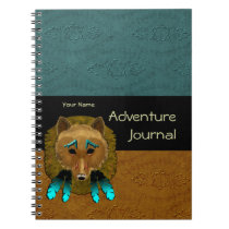 Wolf Adventure Journal Spiral Note Books