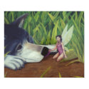 "Wolf and Fairy" Art Print by Nathan James