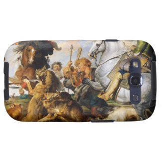 Wolf and Fox hunt Peter Paul Rubens masterpiece Samsung Galaxy S3 Case