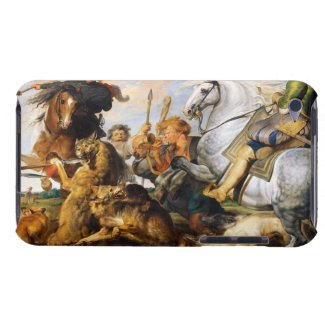 Wolf and Fox hunt Peter Paul Rubens masterpiece Barely There iPod Cases